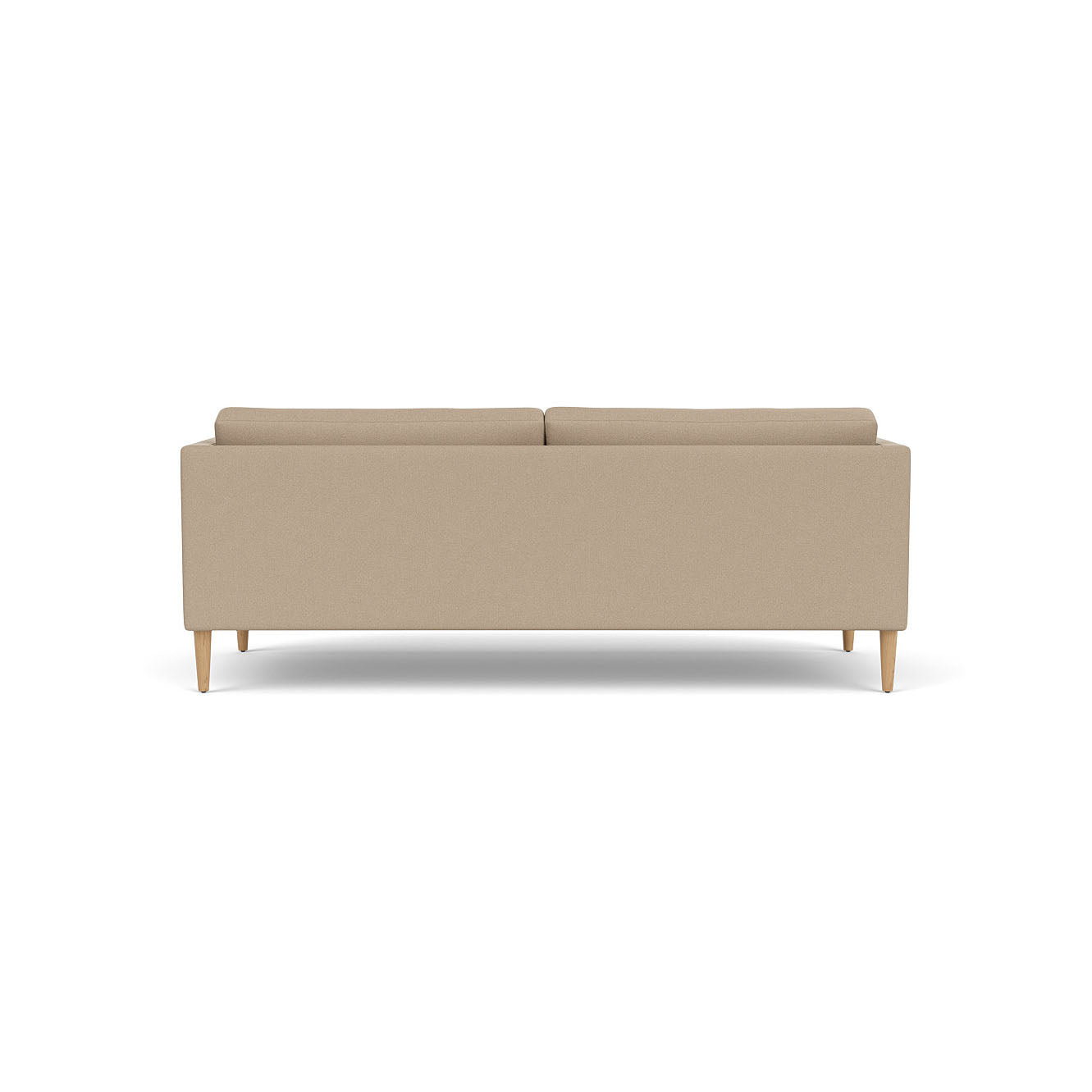 L42 - Firhøj - 2,5 pers. sofa Eg, Natur, Lakeret, Grain, Beige (61252) - MTO af Unit10