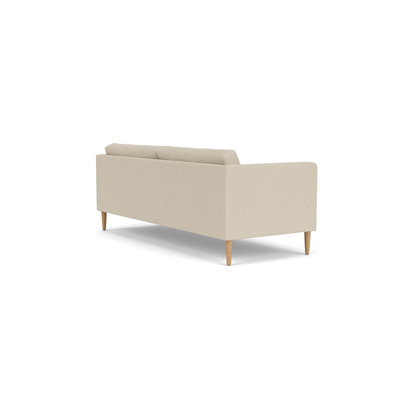 L42 - Firhøj - 2,5 pers. sofa Eg, Natur, Lakeret, Monza, Beige (00) - MTO af Unit10