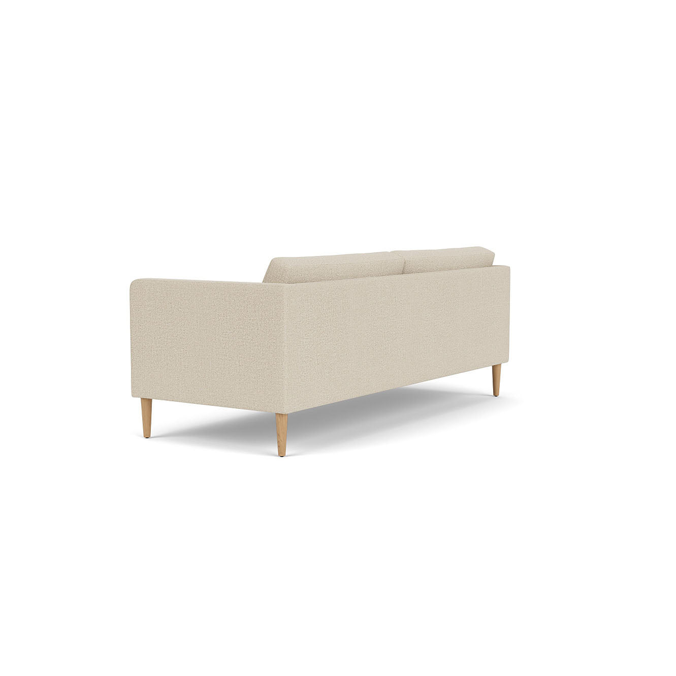 L42 - Firhøj - 2,5 pers. sofa Eg, Natur, Lakeret, Monza, Beige (00) - MTO af Unit10