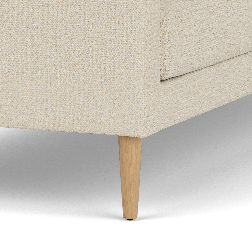 L42 - Firhøj - 2,5 pers. sofa Eg, Natur, Lakeret, Monza, Beige (00) - MTO af Unit10