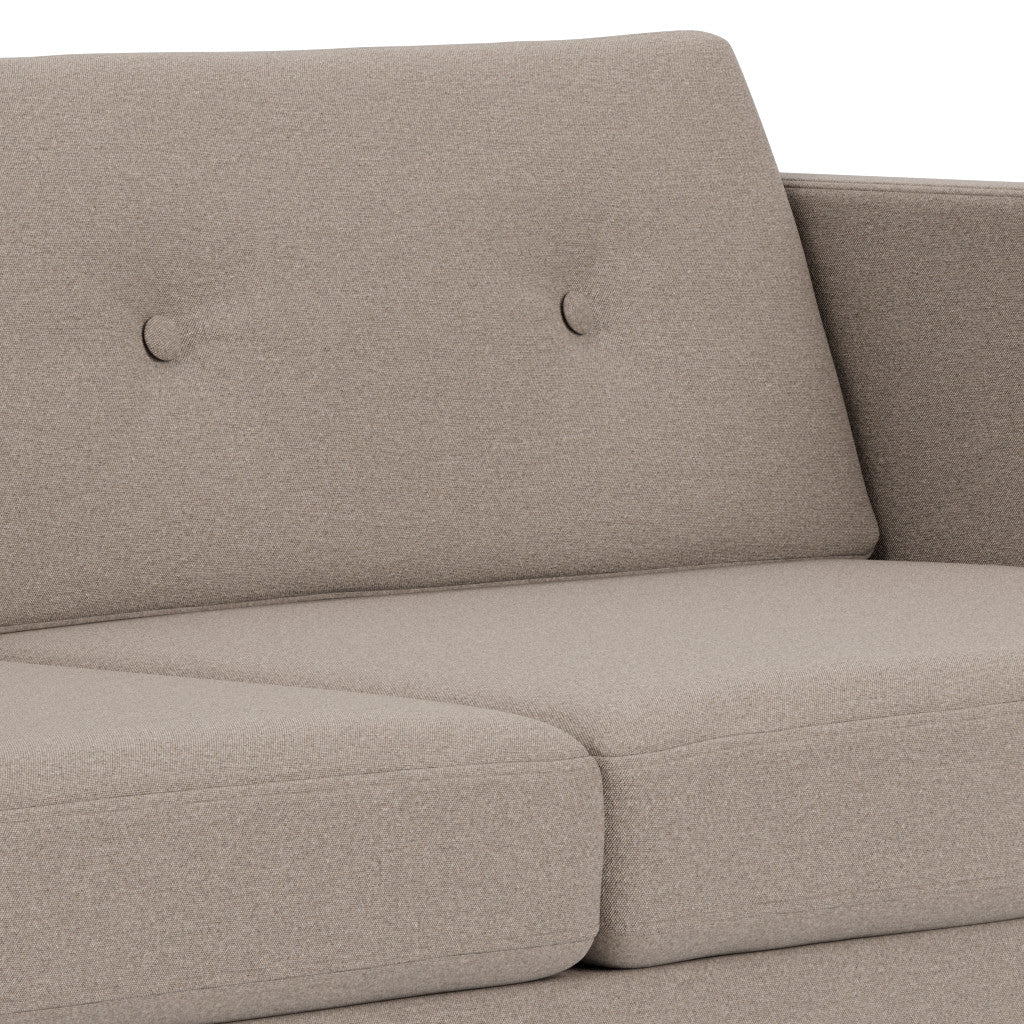 L42 - Firhøj - 2,5 pers. sofa Eg, Natur, Lakeret, Olbia, Stone (181) - MTO af Unit10