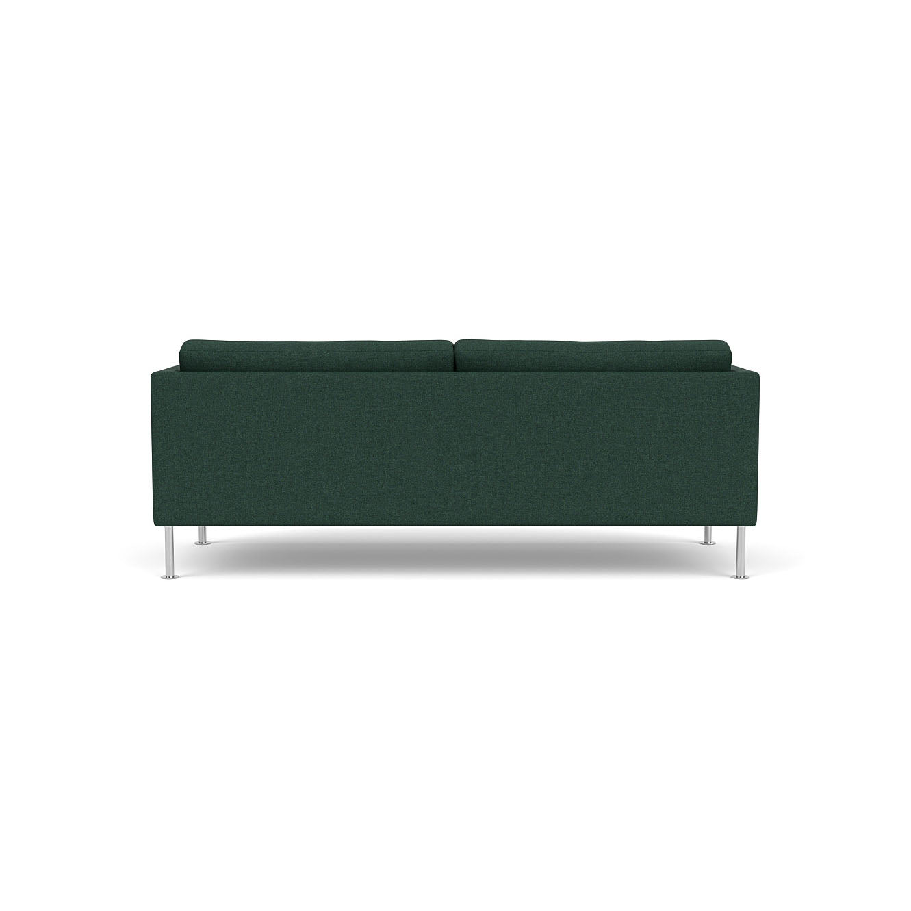 L42 - Firhøj - 2,5 pers. sofa Stål, Metal, Børstet, MLF, Green (32) - MTO af Unit10