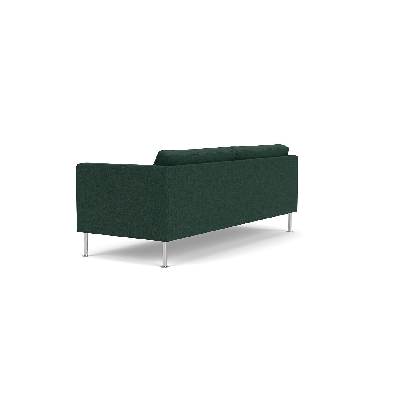 L42 - Firhøj - 2,5 pers. sofa Stål, Metal, Børstet, MLF, Green (32) - MTO af Unit10