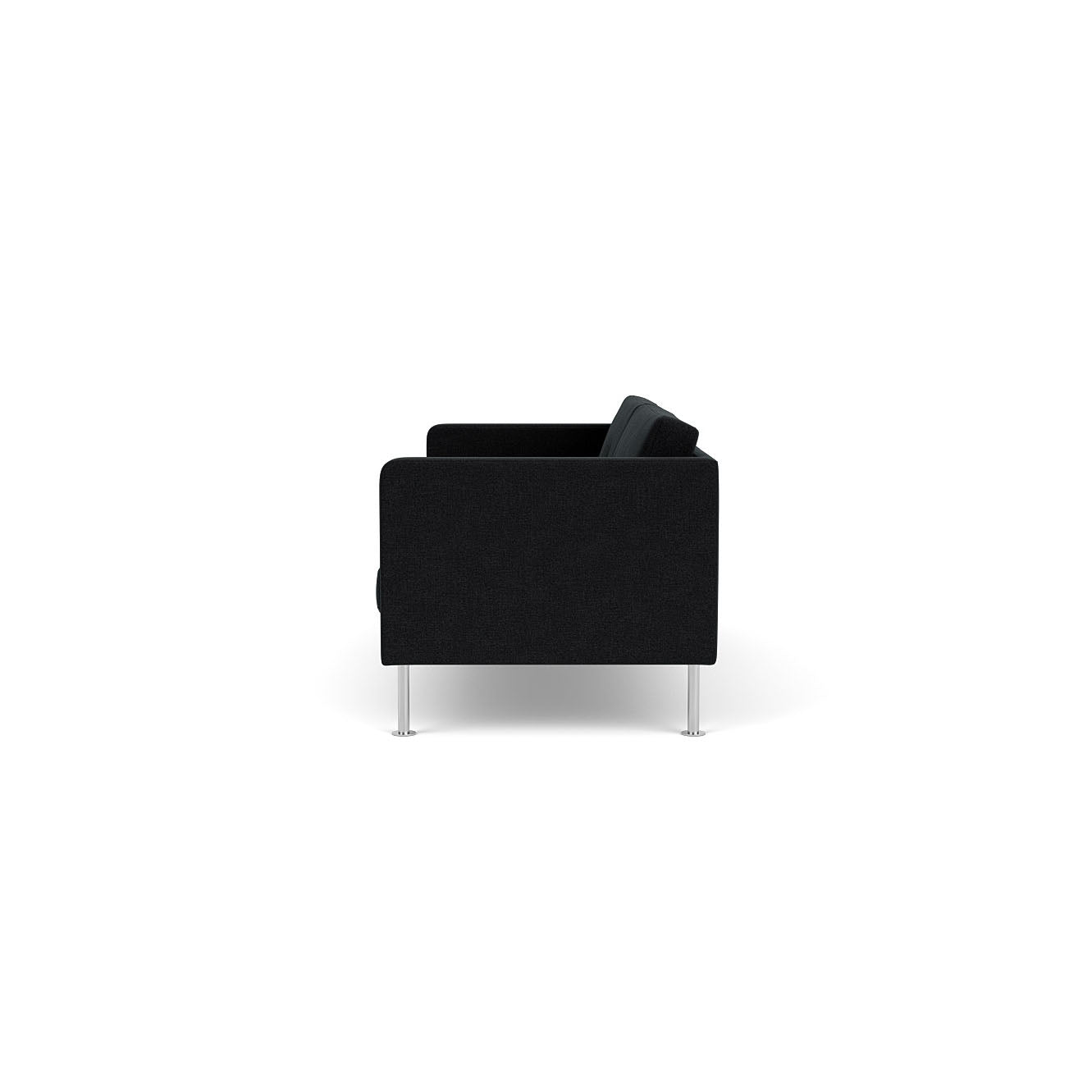 L42 Firhøj 2,5 pers. sofa Stål Metal Børstet MLF Dark Grey (28) Unit10 MTO