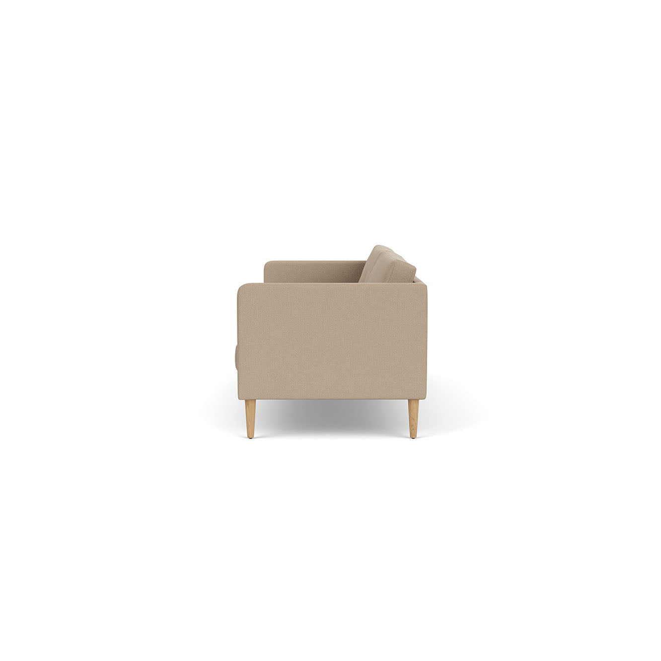 L42 Firhøj 3 pers. sofa Eg Natur Lakeret Grain Beige (61252) Unit10 MTO