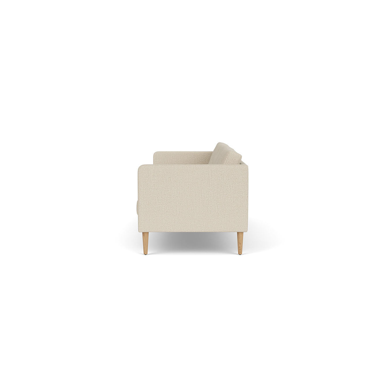 L42 Firhøj 3 pers. sofa Eg Natur Lakeret Monza Beige (00) Unit10 MTO