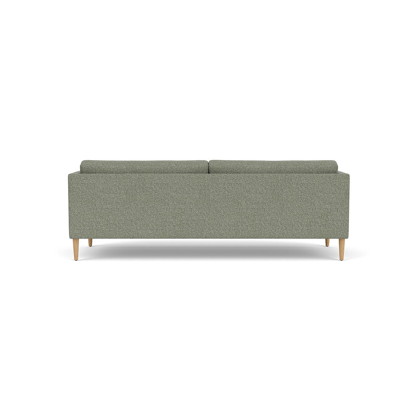 L42 Firhøj 3 pers. sofa Eg Natur Lakeret Monza Green Melange (56) Unit10 MTO