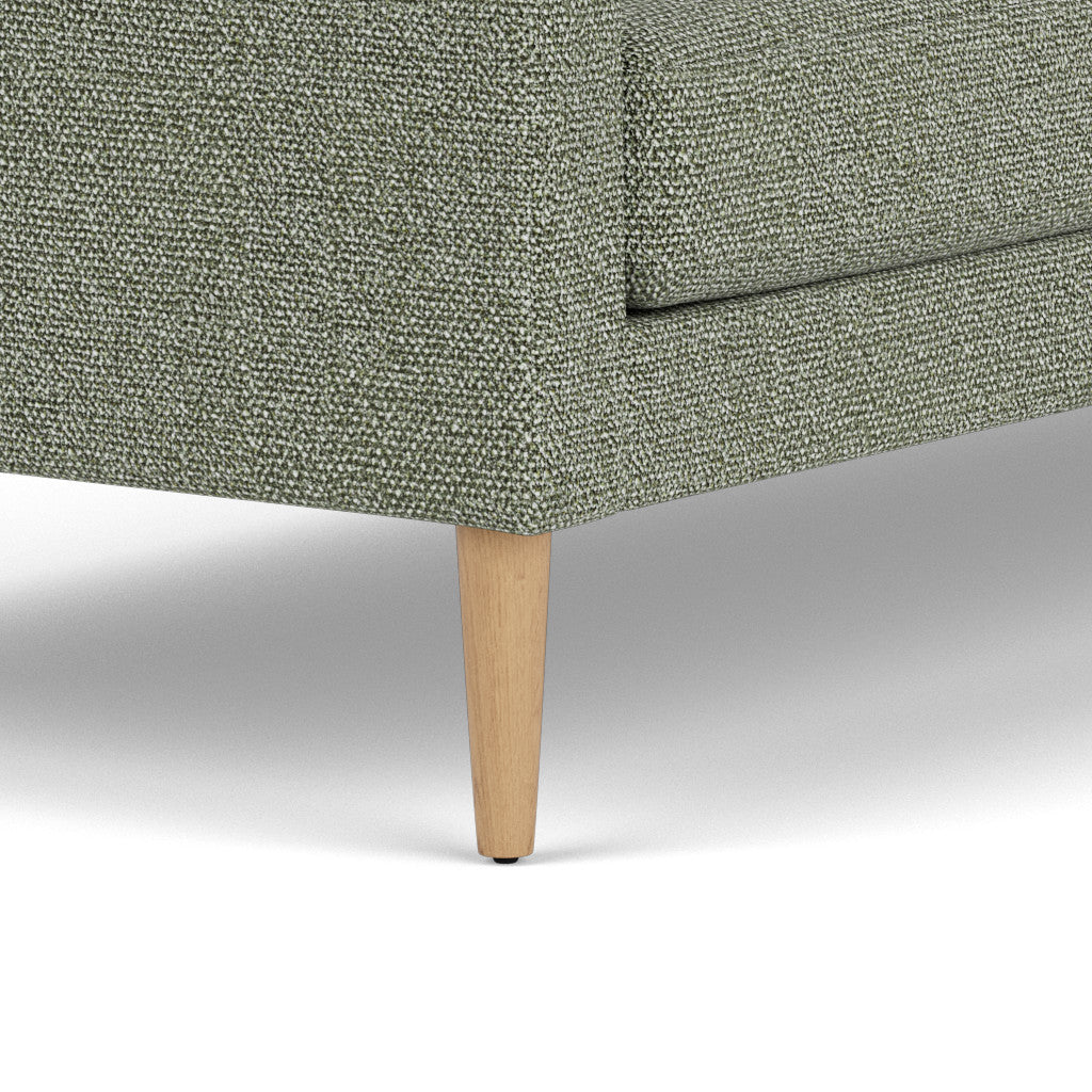L42 Firhøj 3 pers. sofa Eg Natur Lakeret Monza Green Melange (56) Unit10 MTO
