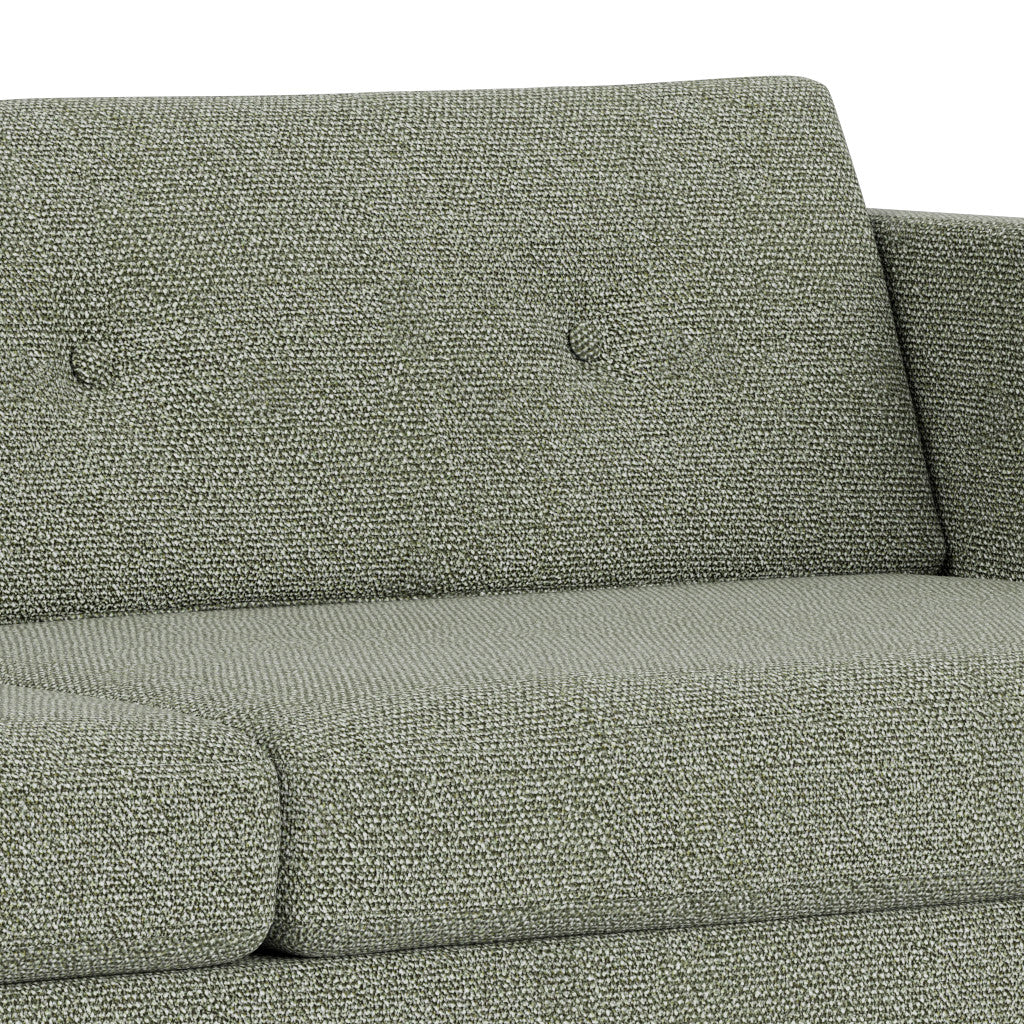 L42 Firhøj 3 pers. sofa Eg Natur Lakeret Monza Green Melange (56) Unit10 MTO