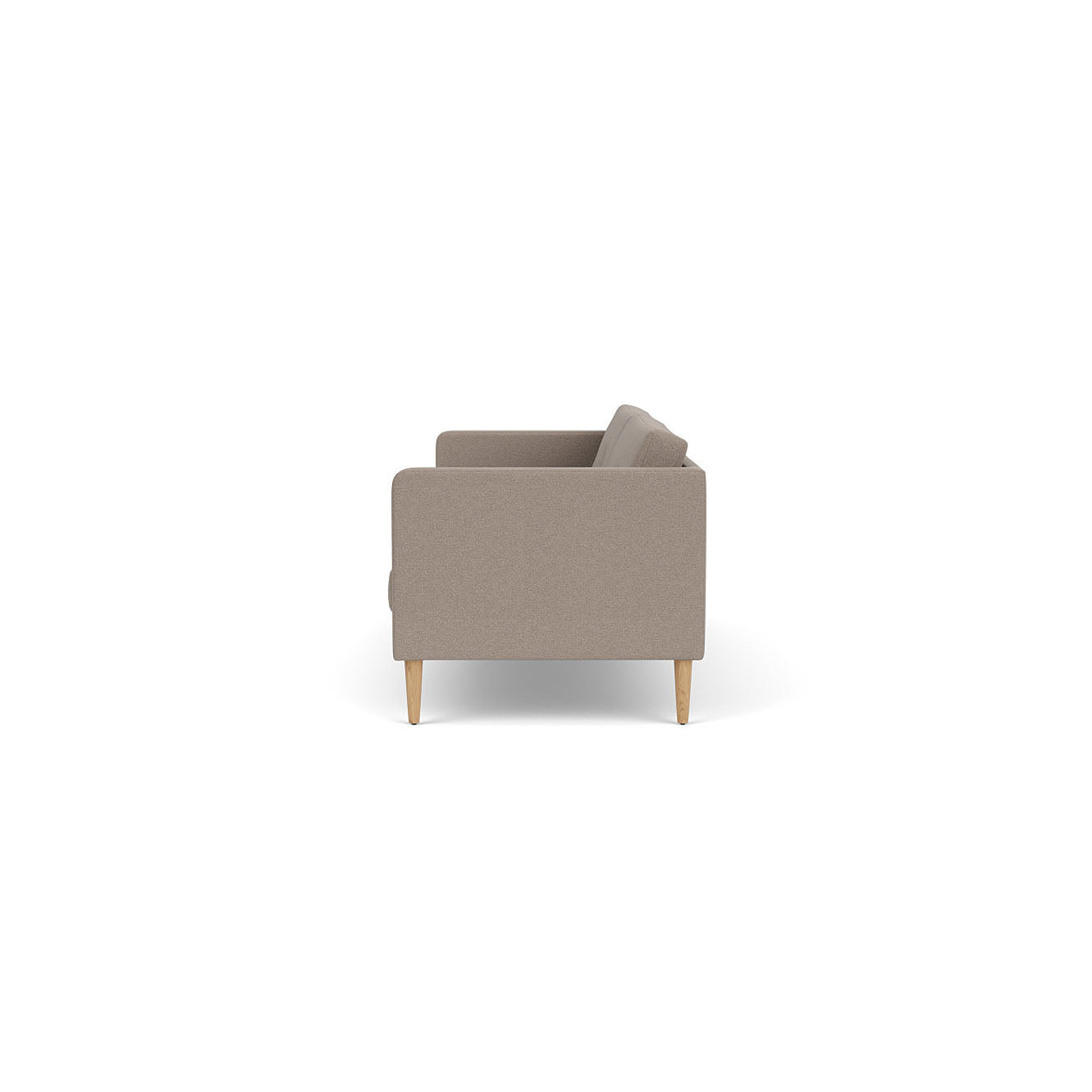 L42 Firhøj 3 pers. sofa Eg Natur Lakeret Olbia Stone (181) Unit10 MTO