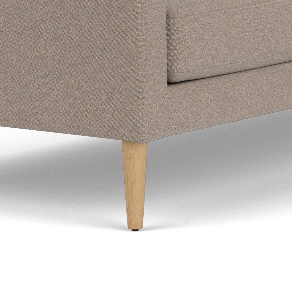 L42 Firhøj 3 pers. sofa Eg Natur Lakeret Olbia Stone (181) Unit10 MTO