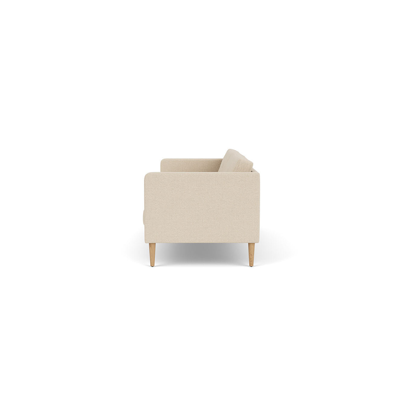 L42 Firhøj 3 pers. sofa Eg Natur Lakeret Prairie Beige (90) Unit10 MTO