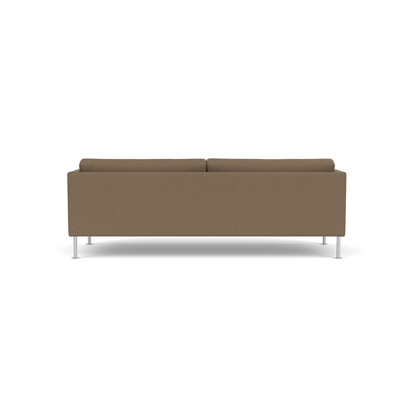 L42 Firhøj 3 pers. sofa Stål Metal Børstet Grain Taupe (61230) Unit10 MTO