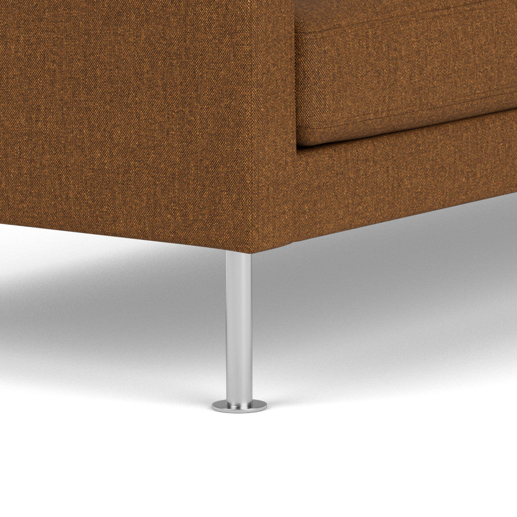 L42 Firhøj 3 pers. sofa Stål Metal Børstet MLF Brown (15) Unit10 MTO