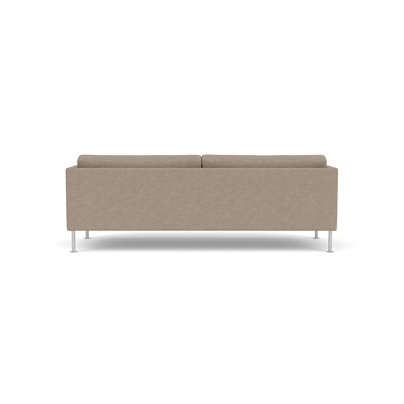 L42 Firhøj 3 pers. sofa Stål Metal Børstet MLF Light Grey (02) Unit10 MTO