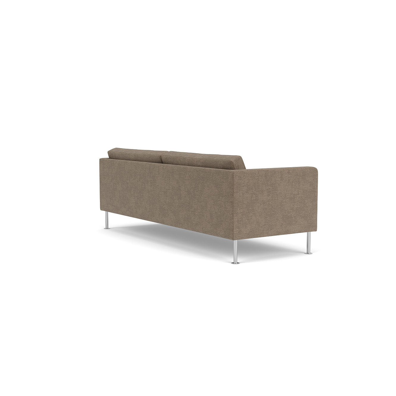 L42 Firhøj 3 pers. sofa Stål Metal Børstet Tangent Taupe (233) Unit10 MTO