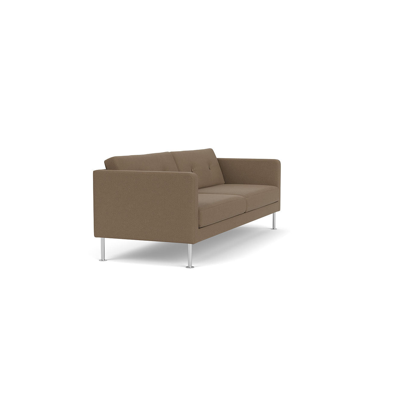 L42 Firhøj 3 pers. sofa stål Unit10 Stål Metal Børstet Grain Taupe (61230) MTO
