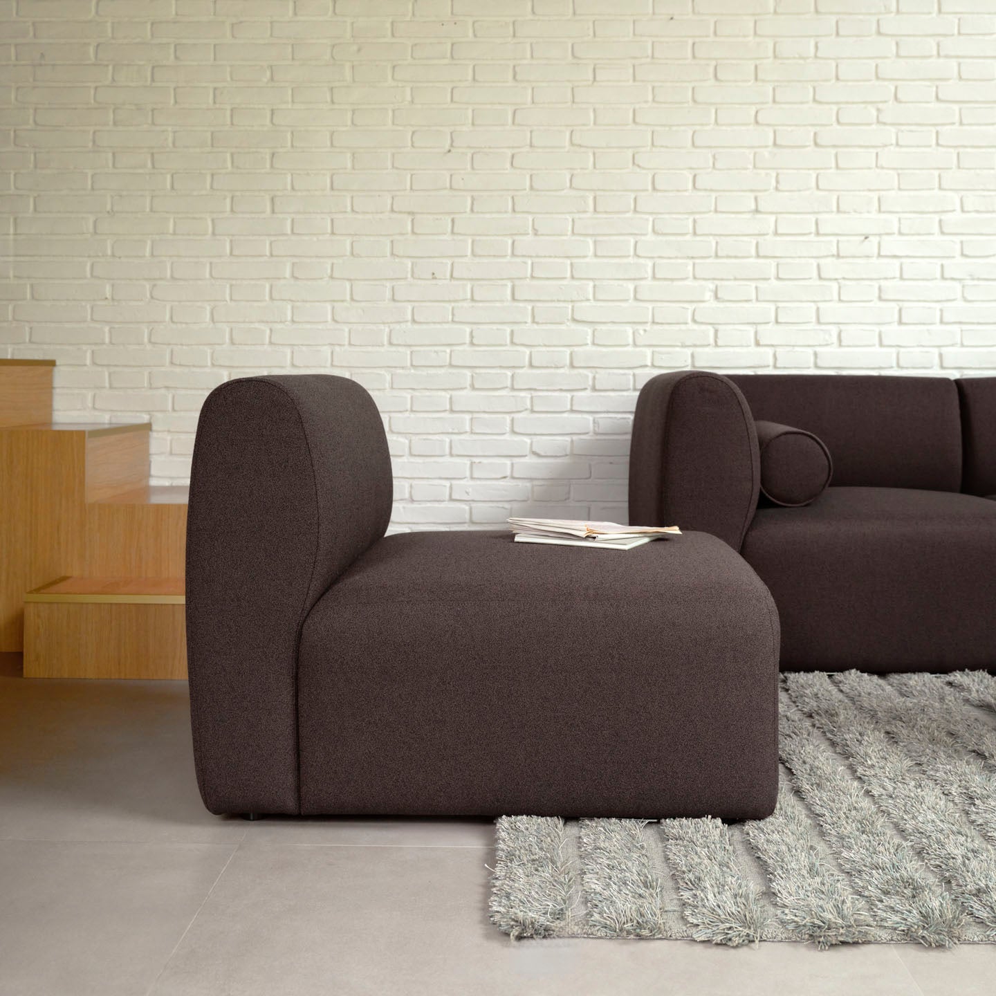 L47 Korinth Midtermodul, MTO Bowen, Black-Brown (7030.21) af Krøyer & Sætter-Lassen