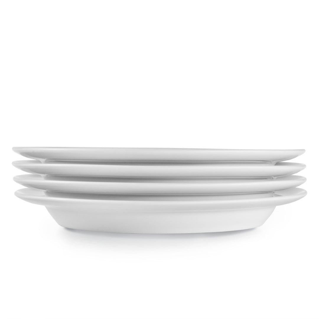 V44 Hvidpot Tallerken i hvidt porcelæn Ø27 cm – 4 stk. af FDB Møbler