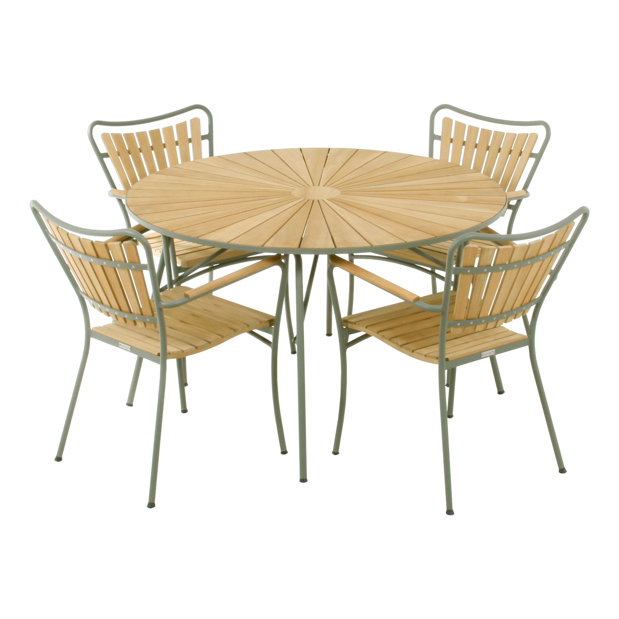 Marguerit Tisch Ø 120 & 4 Stühle