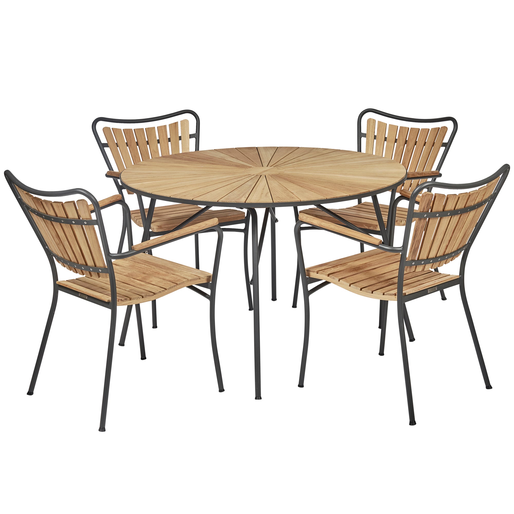 Marguerit Tisch Ø 120 & 4 Stühle