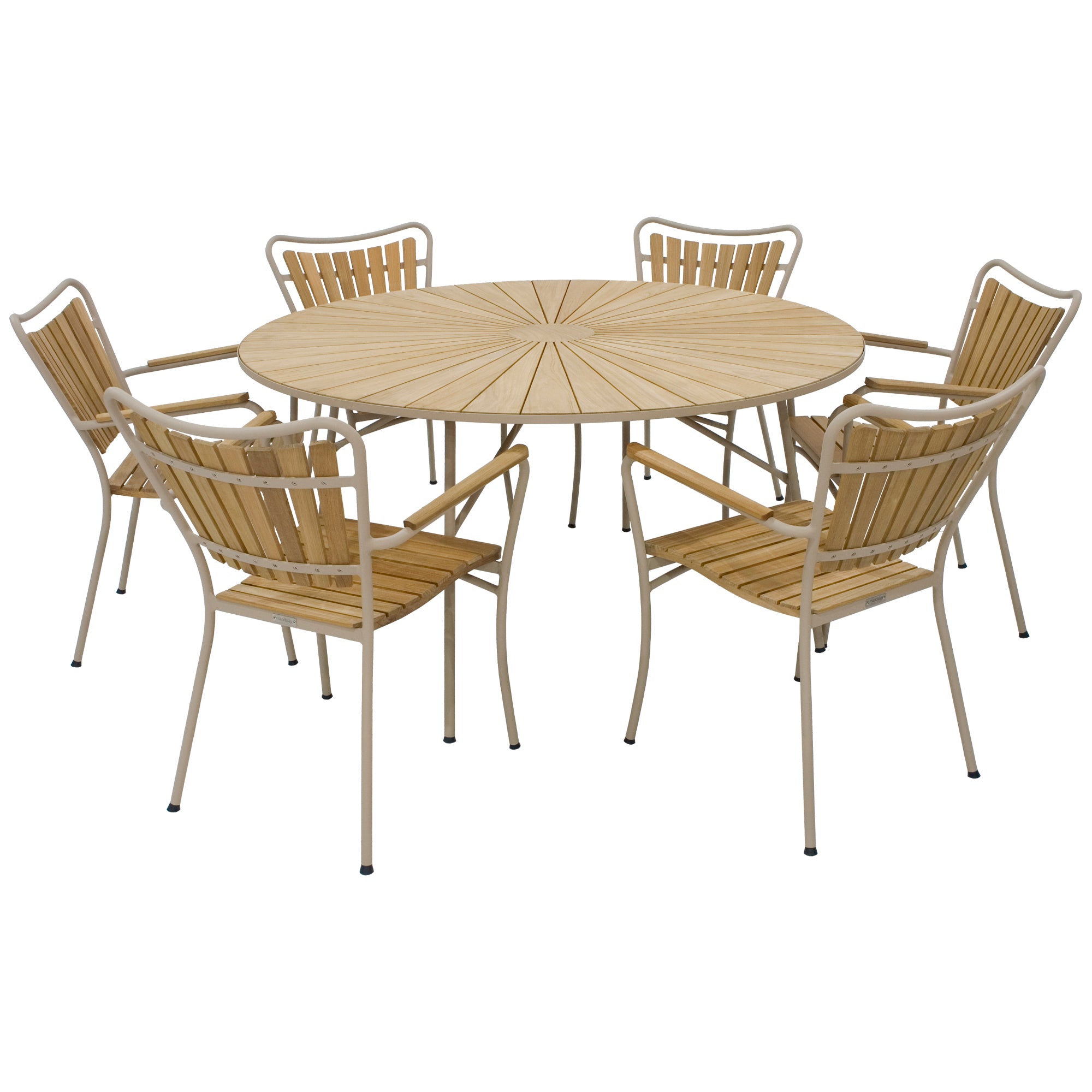 Marguerit Tisch Ø 140 & 6 Stühle