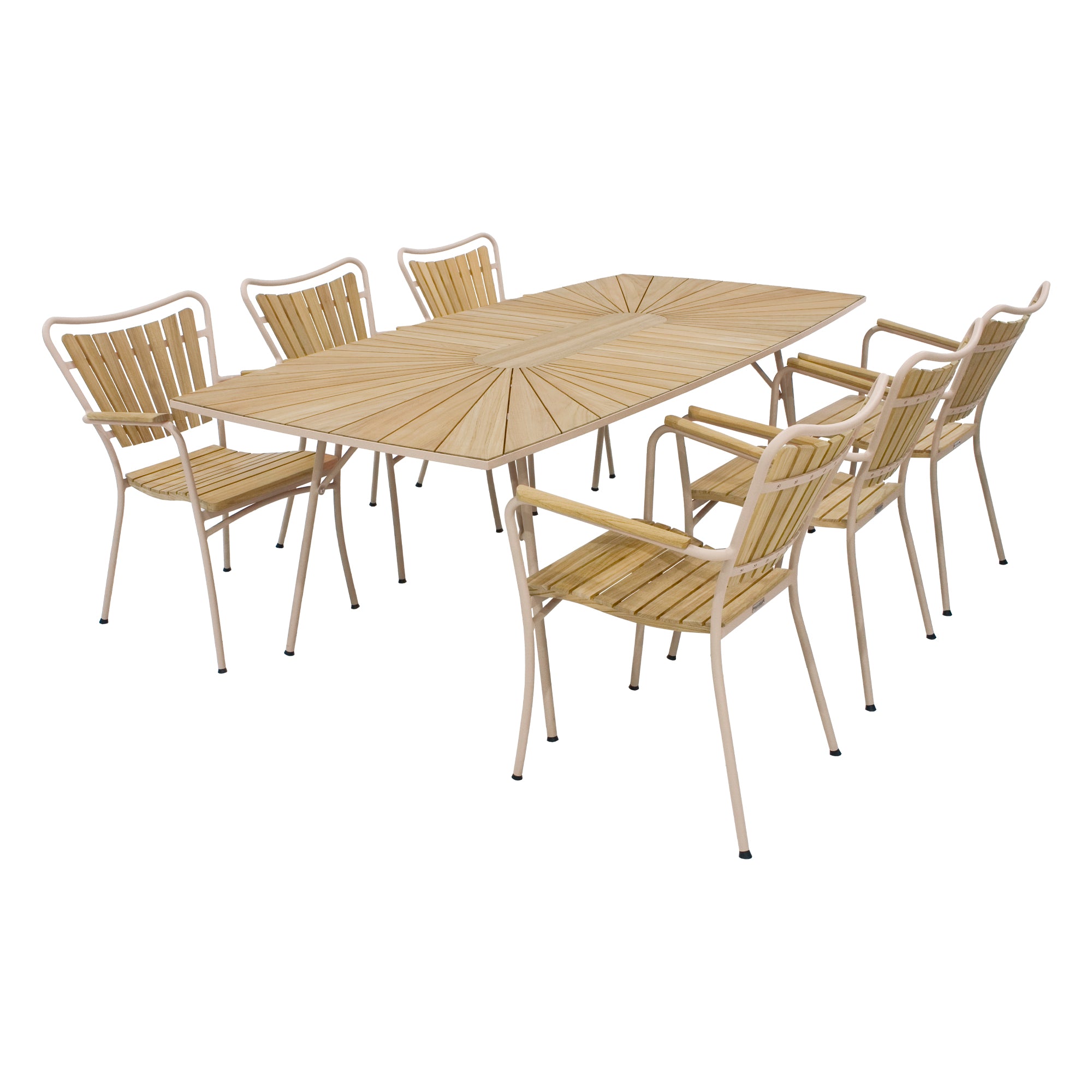 Marguerit Tisch L 200 & 6 Stühle