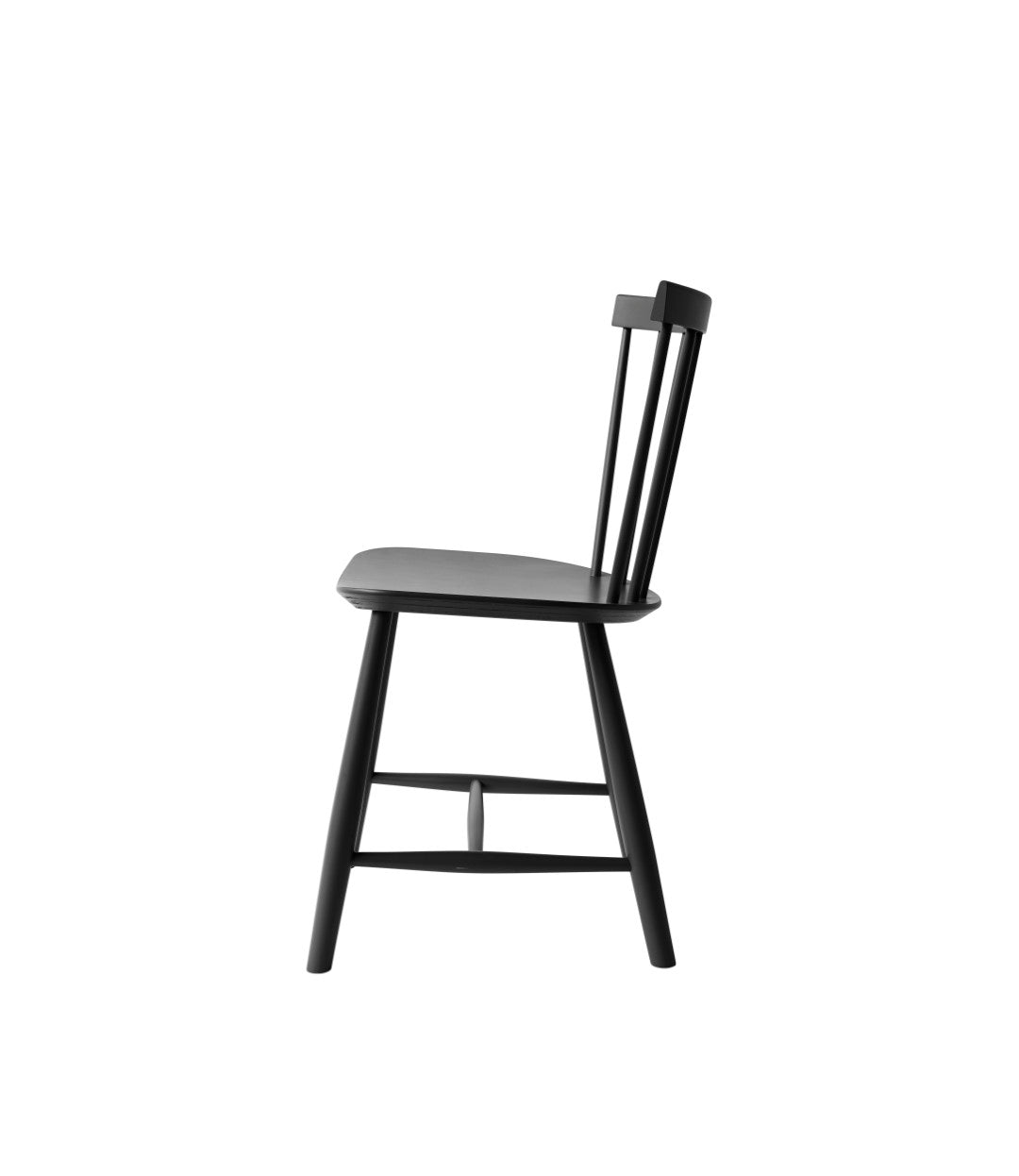 J46 - Stuhl - 2 Stk - Buche - Jet Black