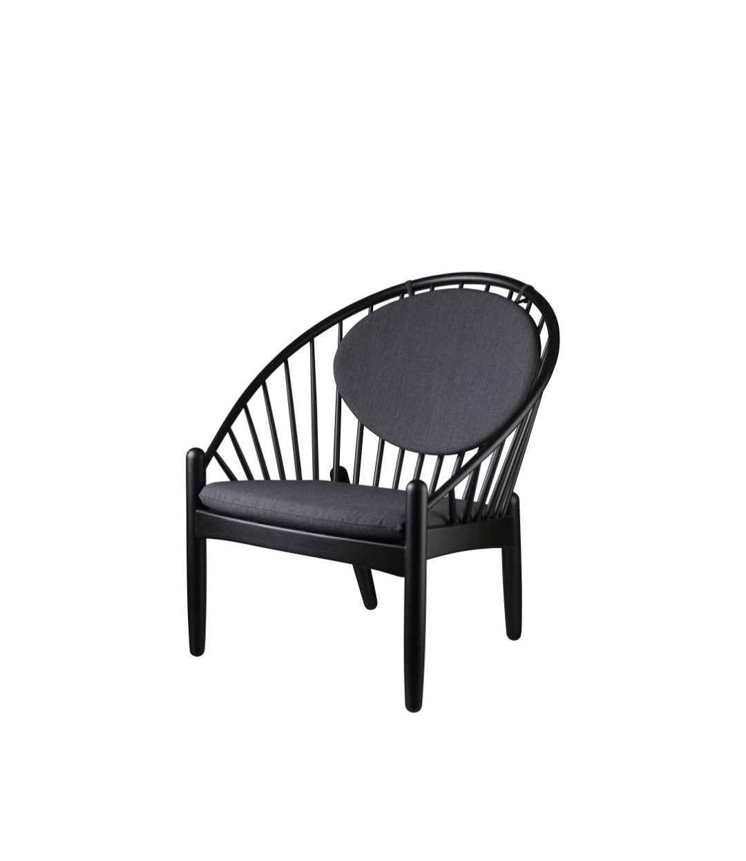 J166 Jørna - Stuhl - Eiche - Schwarz - Dark Grey