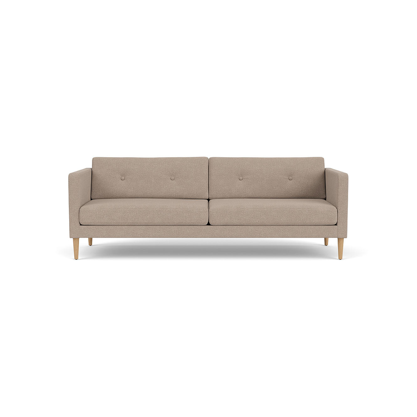 L42 Firhøj - 3 pers. sofa - Eg - Beige (61)