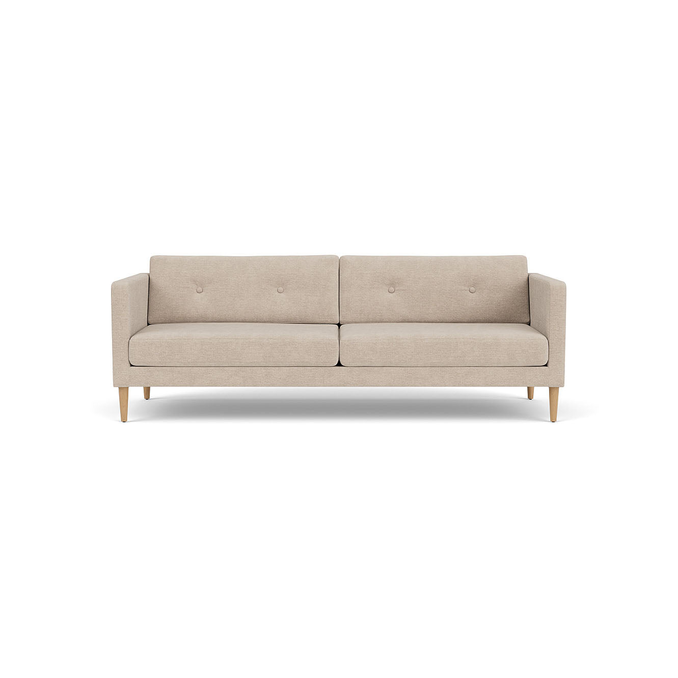 L42 Firhøj - 3 pers. sofa - Eg - Beige (213)