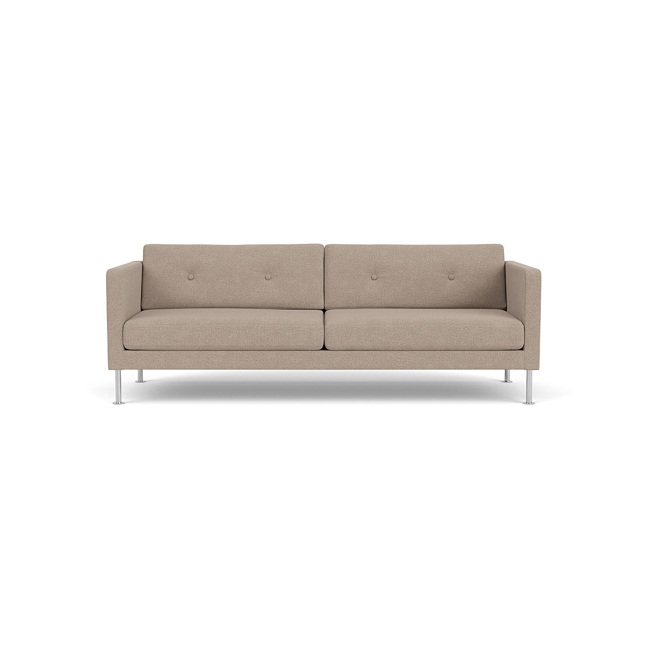 L42 Firhøj - 3 pers. sofa - Stål - Beige (61)