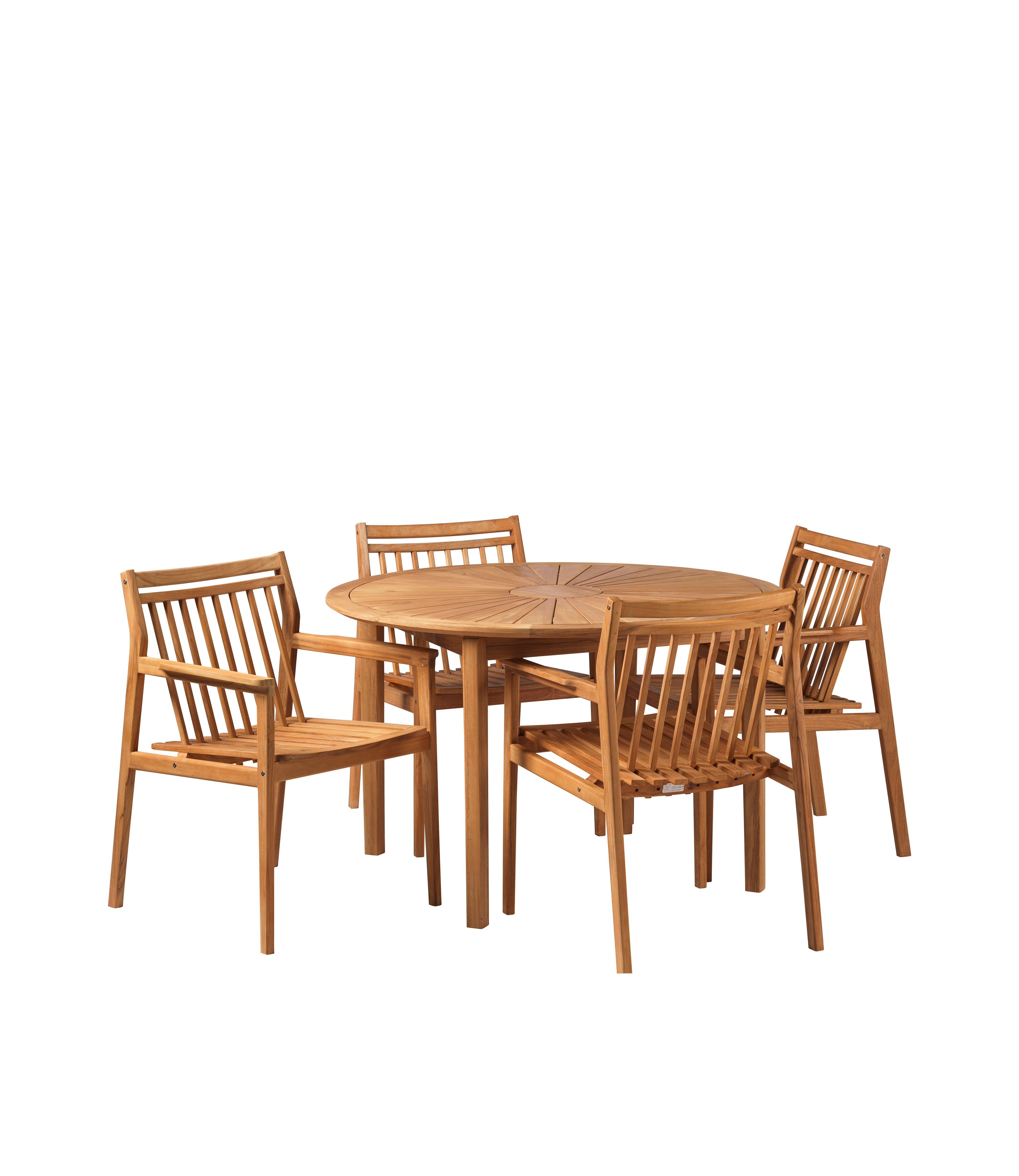 Sammen - Gartenset mit rundem Tisch