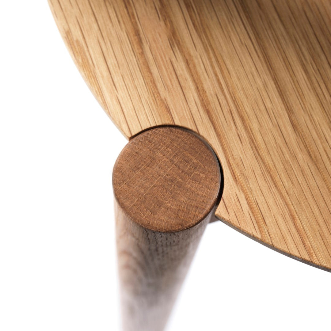 D102 Søs - Couchtisch - Eiche - Geölt - Ø85