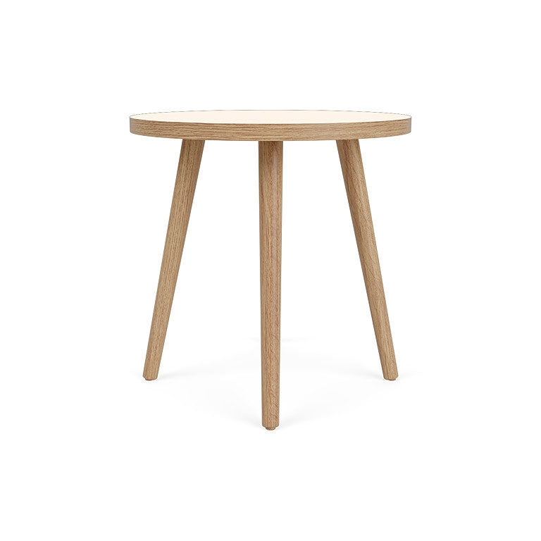 D701 Ragnesminde - Sofabord - White - Ø40 cm