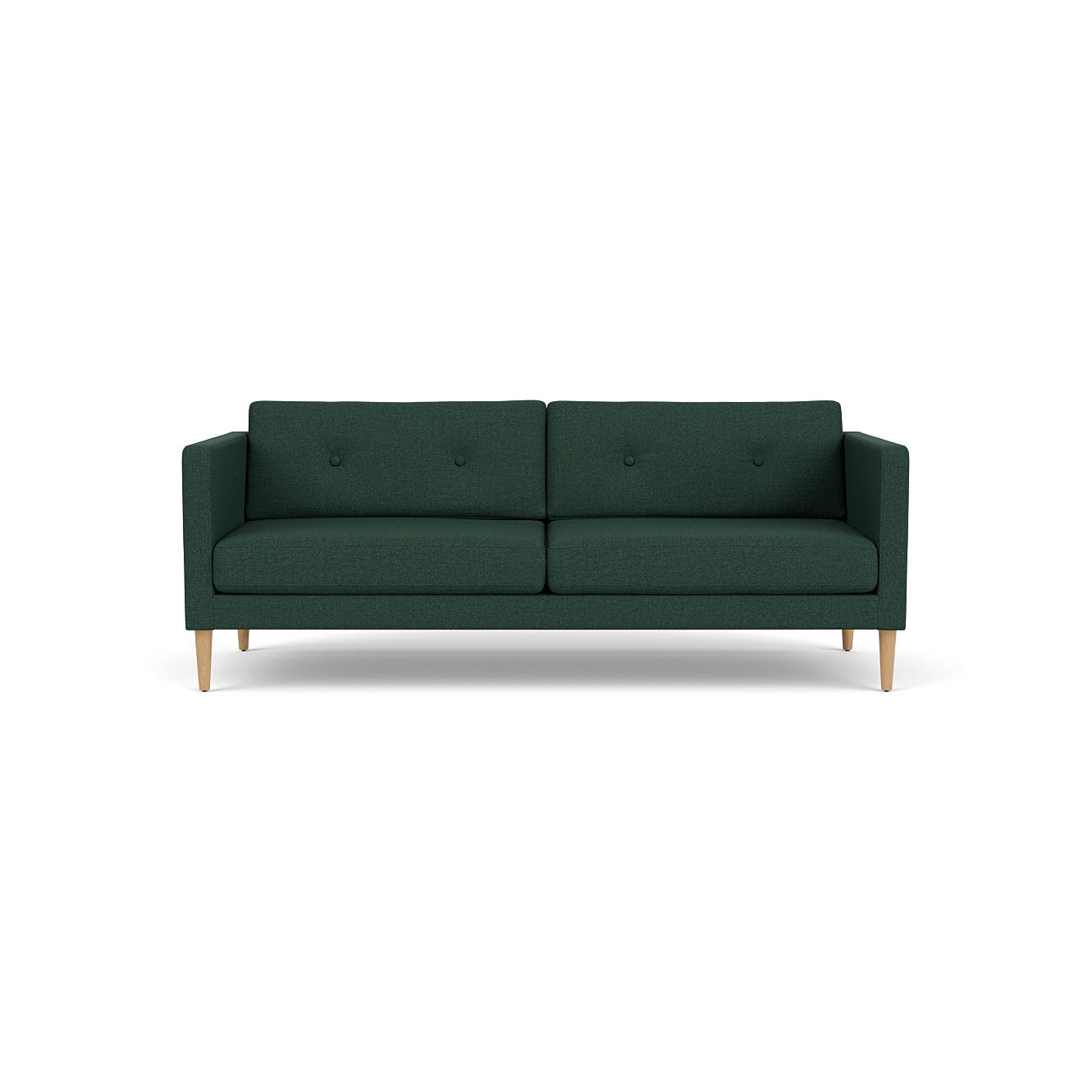L42 Firhøj - 2,5 pers. sofa - Eg - Green (32)