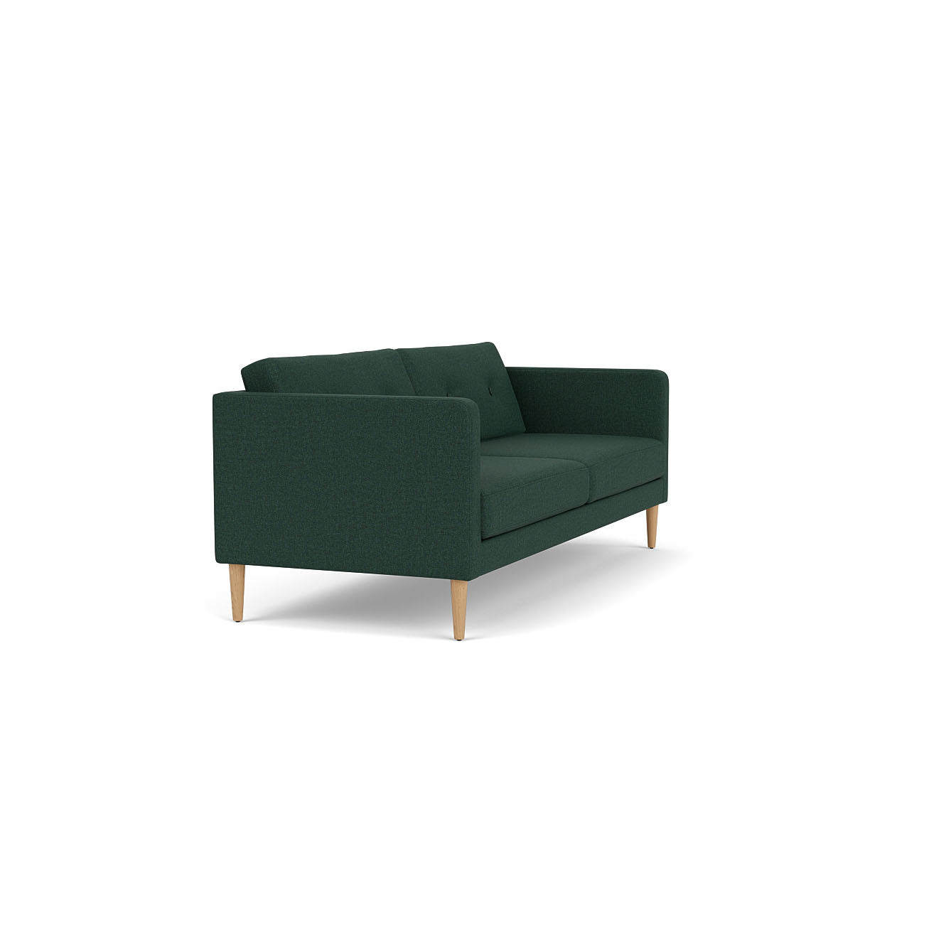 L42 Firhøj - 2,5 pers. sofa - Eg - Green (32)