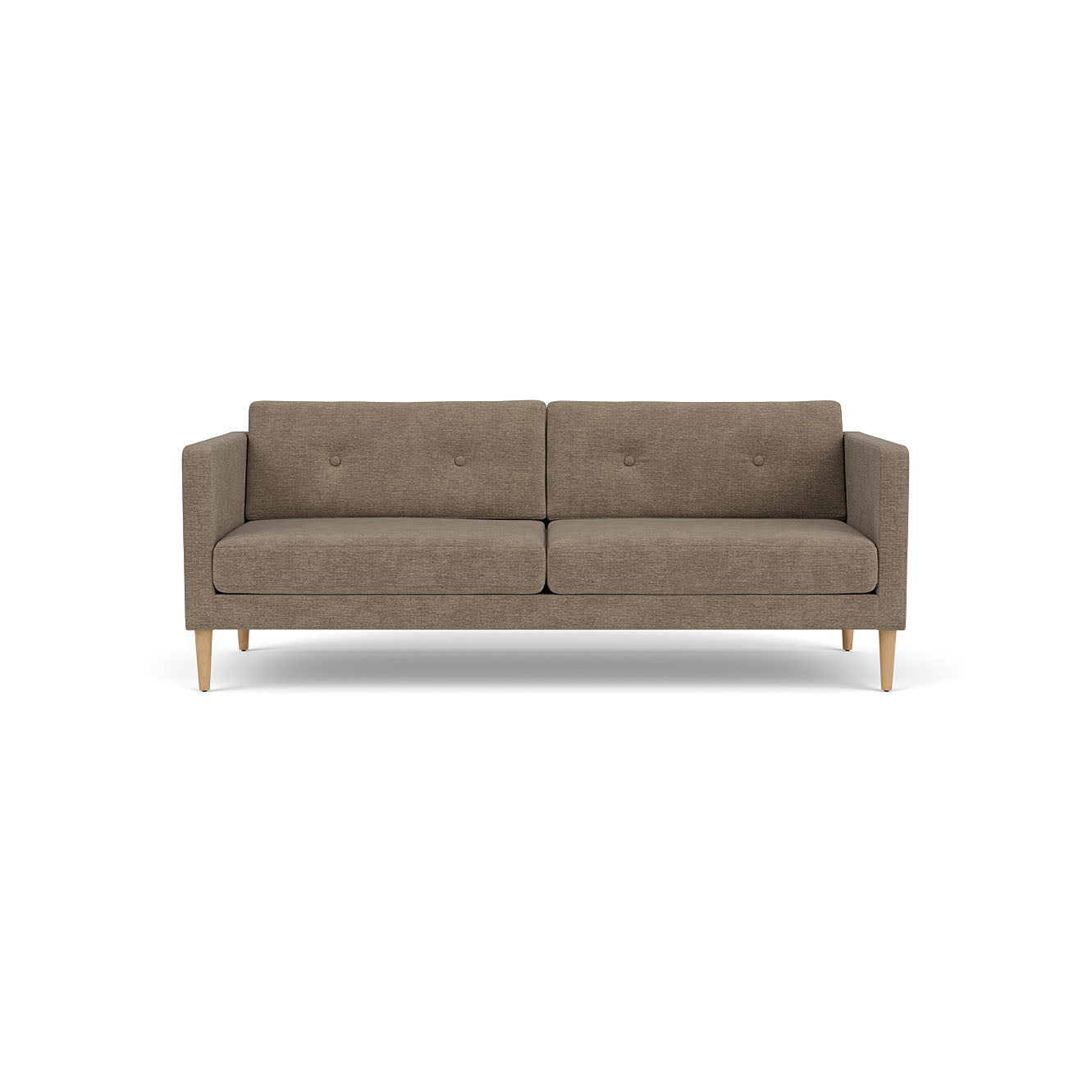 L42 Firhøj - 2,5 pers. sofa - Eg - Taupe (233)