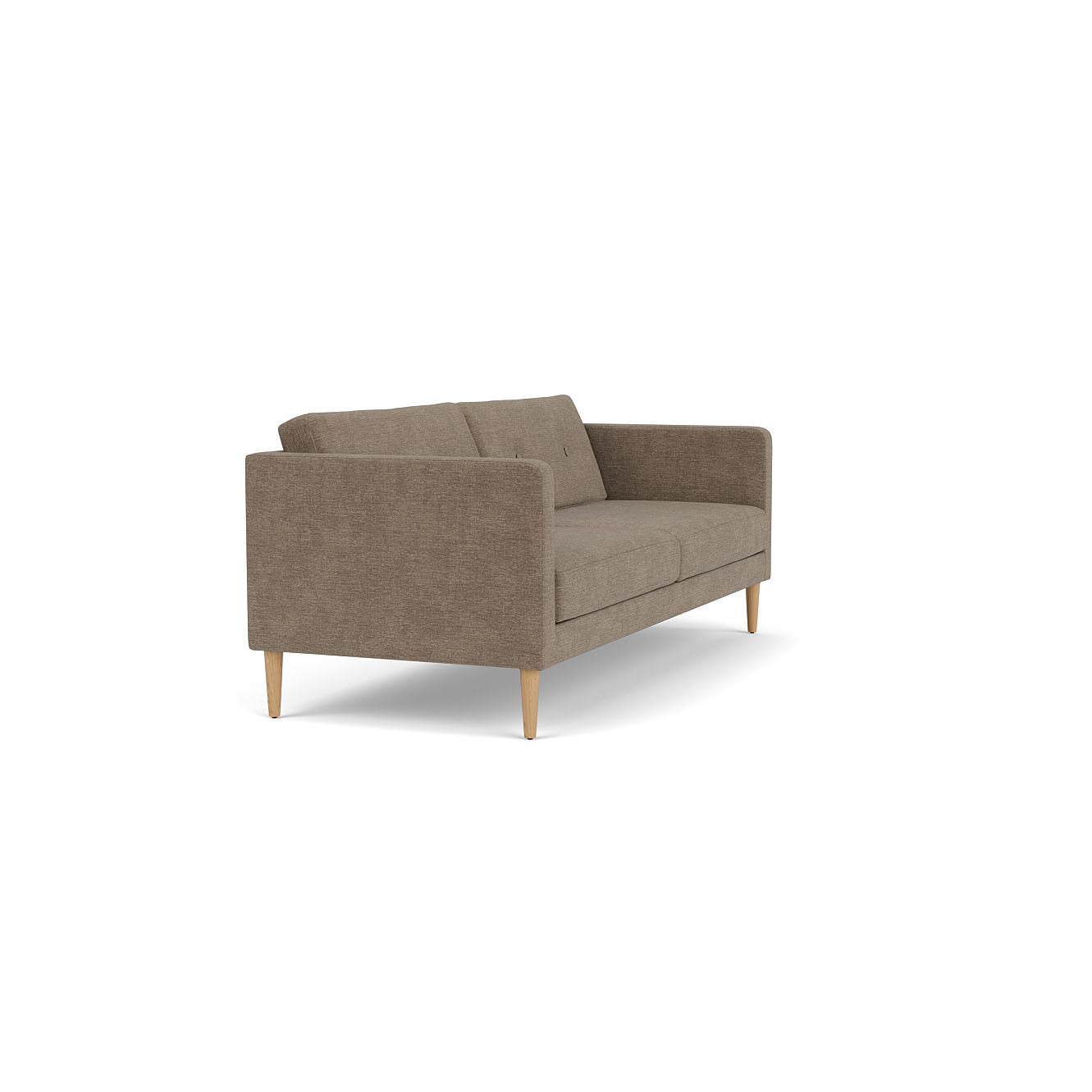 L42 Firhøj - 2,5 pers. sofa - Eg - Taupe (233)