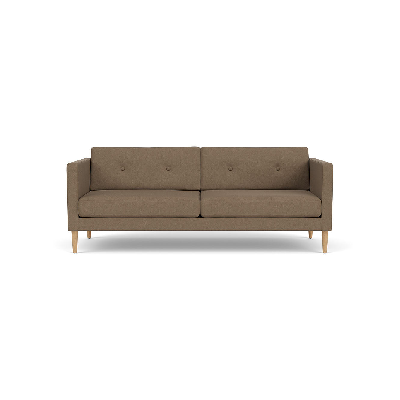 L42 Firhøj - 2,5 pers. sofa - Eg - Taupe (61230)