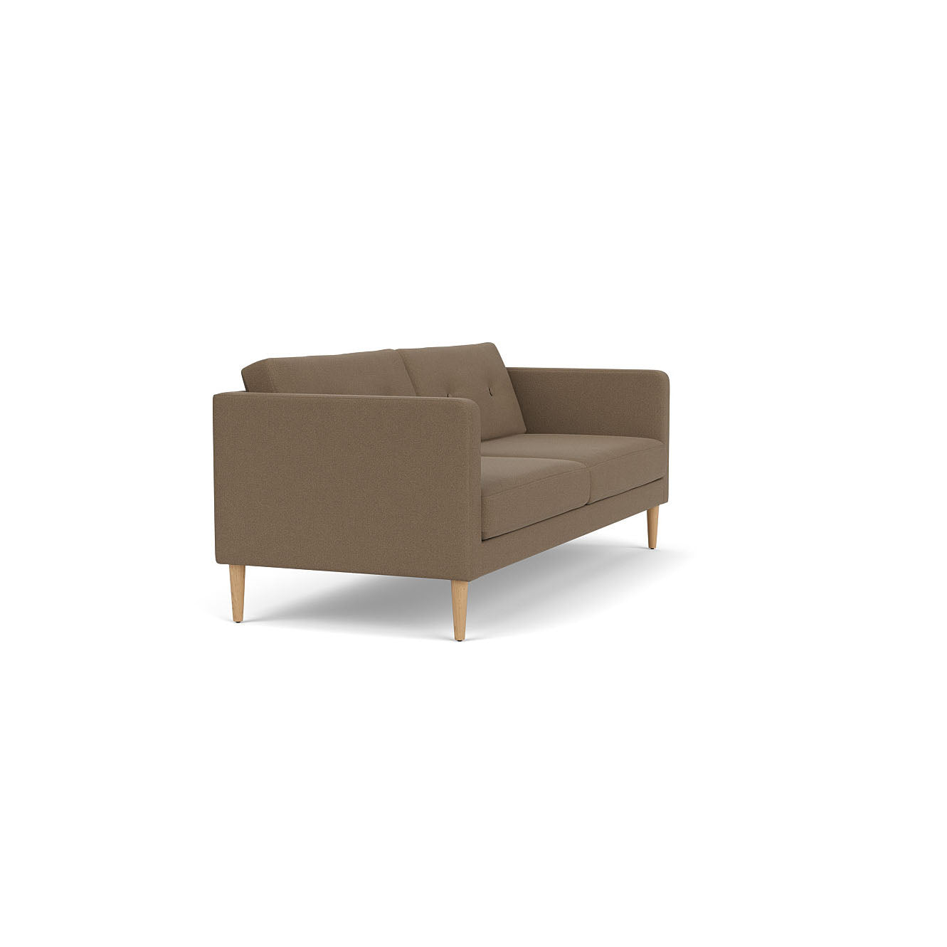 L42 Firhøj - 2,5 pers. sofa - Eg - Taupe (61230)
