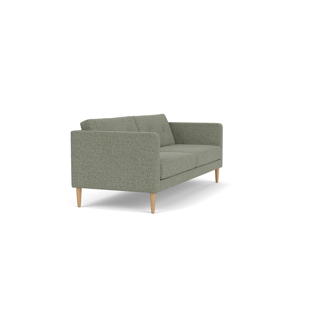 L42 Firhøj - 2,5 pers. sofa - Eg - Green-Melange
