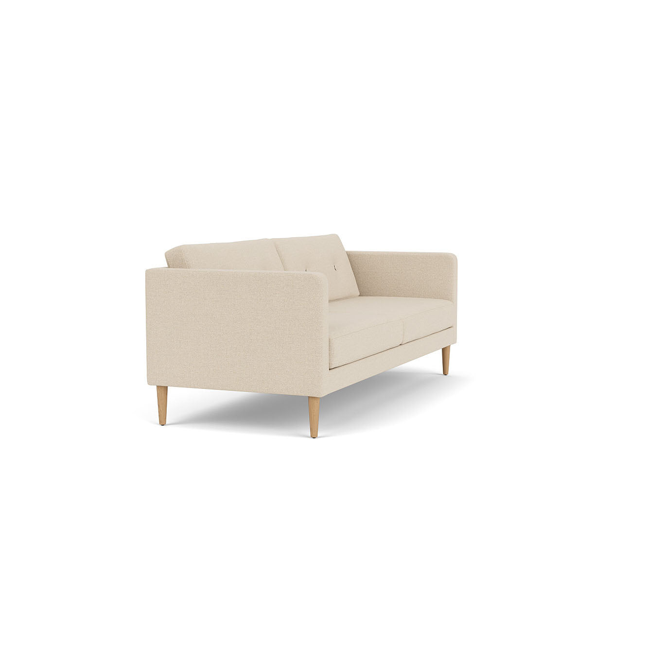 L42 Firhøj - 2,5 pers. sofa - Eg - Beige (90)
