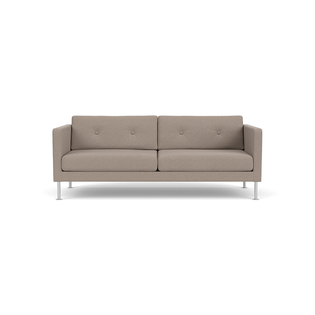 L42 Firhøj - 2,5 pers. sofa - Stål - Stone (181)