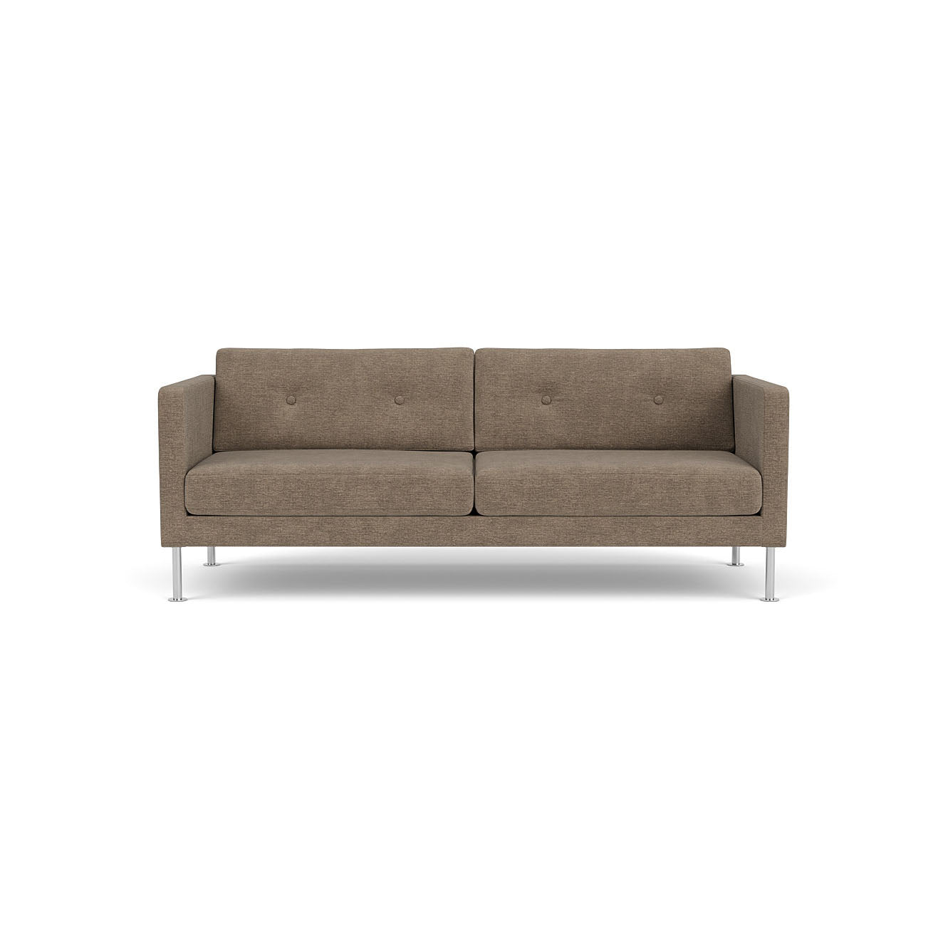 L42 Firhøj - 2,5 pers. sofa - Stål - Taupe (233)