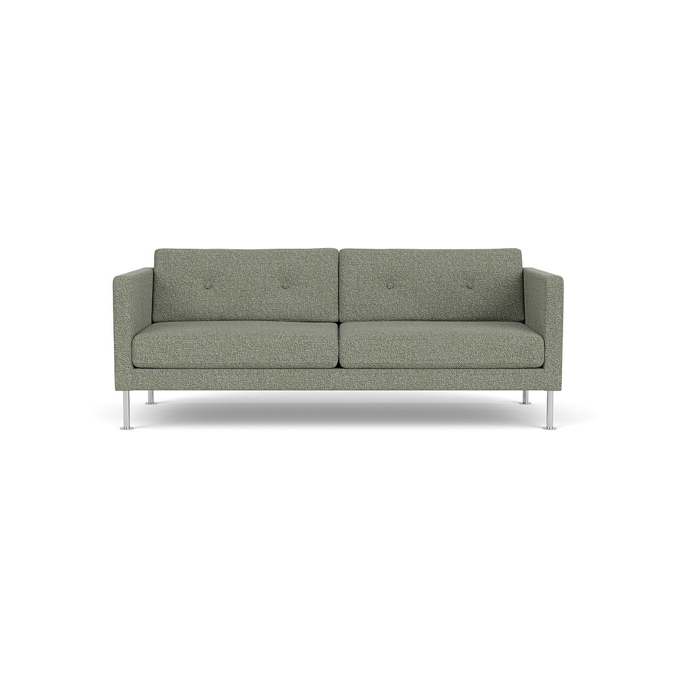 L42 Firhøj - 2,5 pers. sofa - Stål - Green-Melange