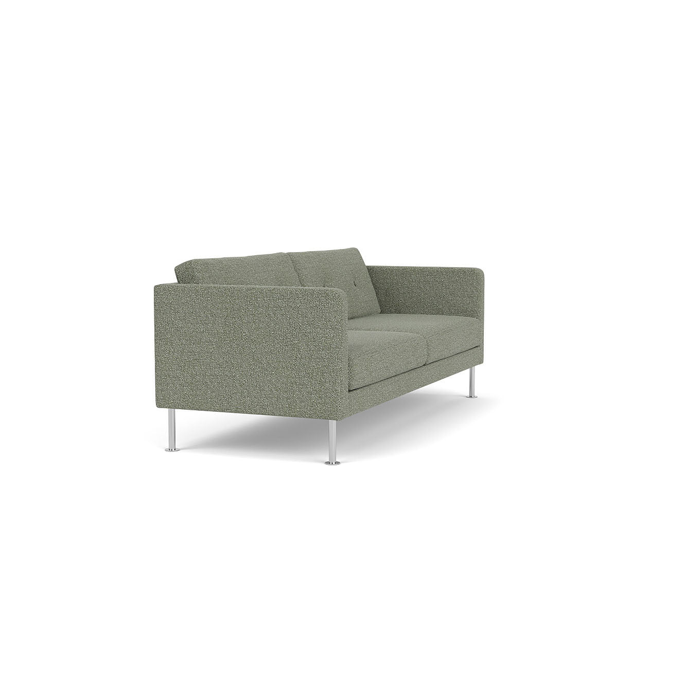 L42 Firhøj - 2,5 pers. sofa - Stål - Green-Melange