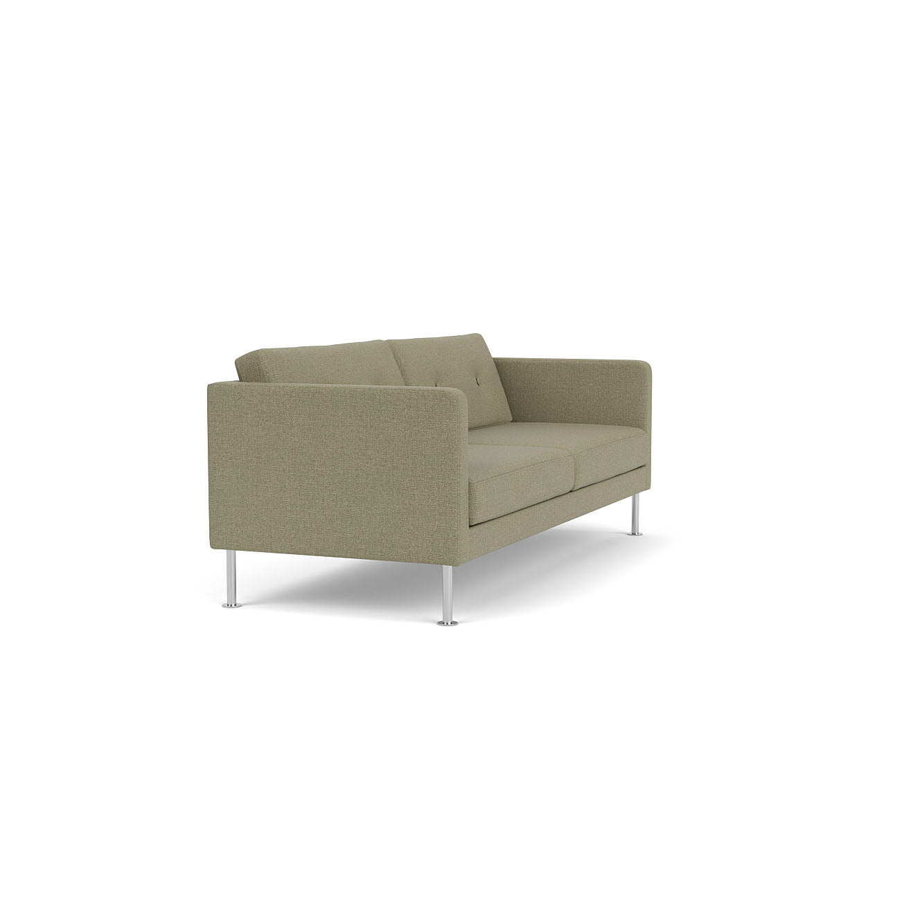 L42 Firhøj - 2,5 pers. sofa - Stål - Green (58)