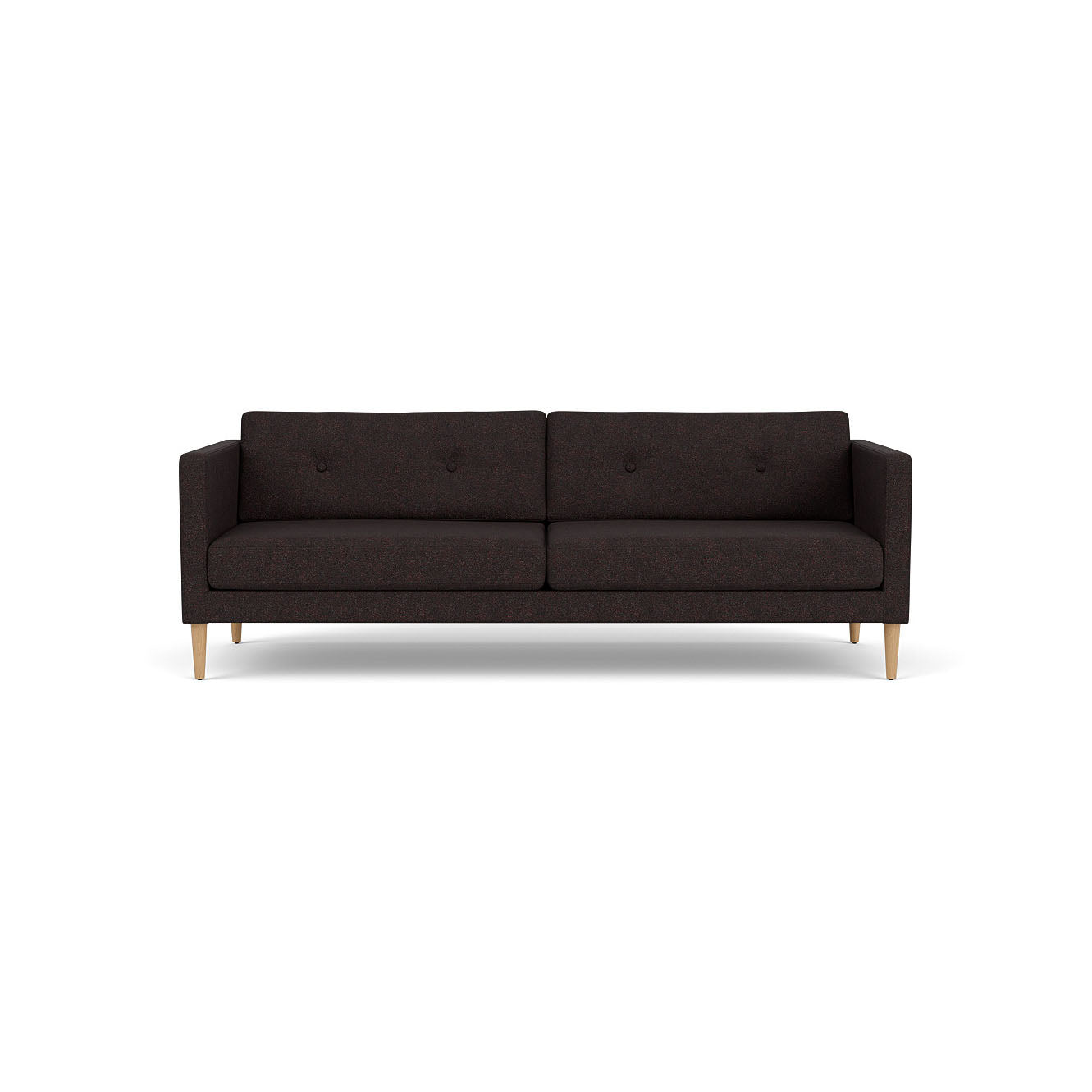 L42 Firhøj - 3 pers. sofa - Eg - Black-Brown