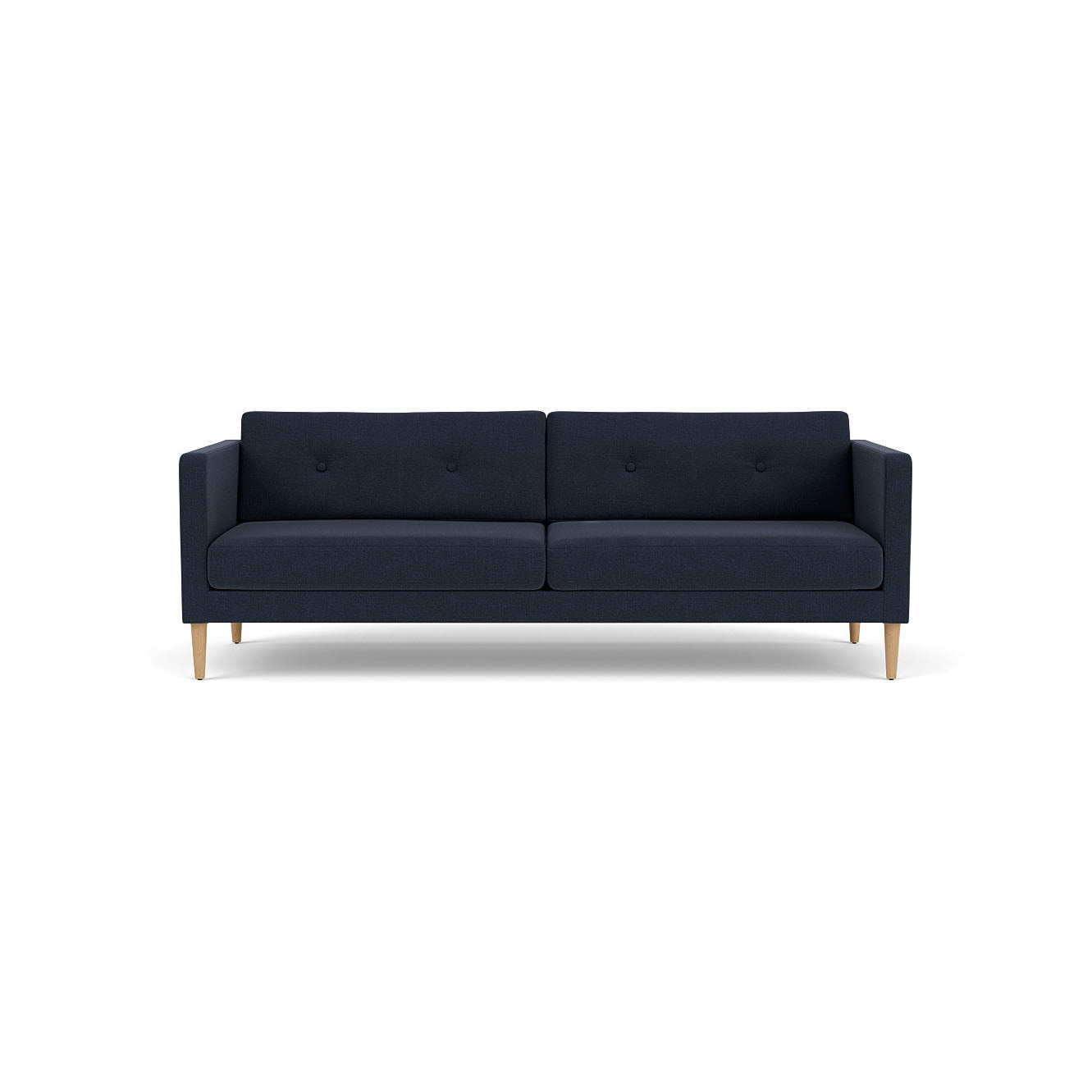 L42 Firhøj - 3 pers. sofa - Eg - Dark Blue (36)
